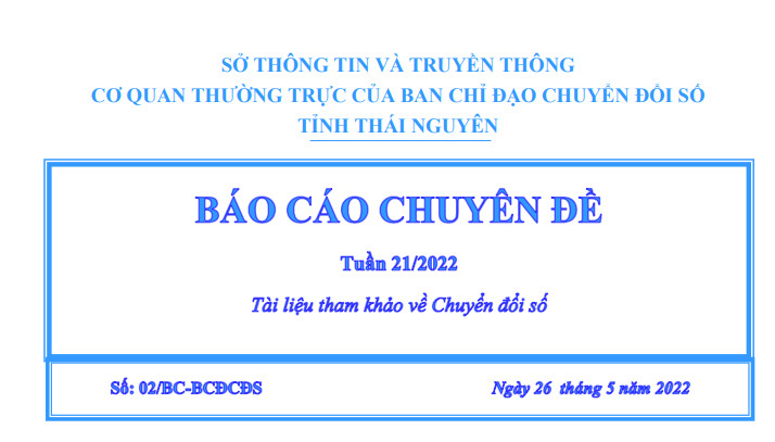 Báo cáo chuyên đề: Nền tảng xã hội số Thái Nguyên ID
